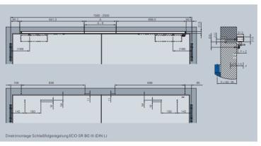 ECO Gleitschiene SR BG III - RAL 9005